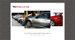 Desktop Screenshot of myfloridacarguy.com